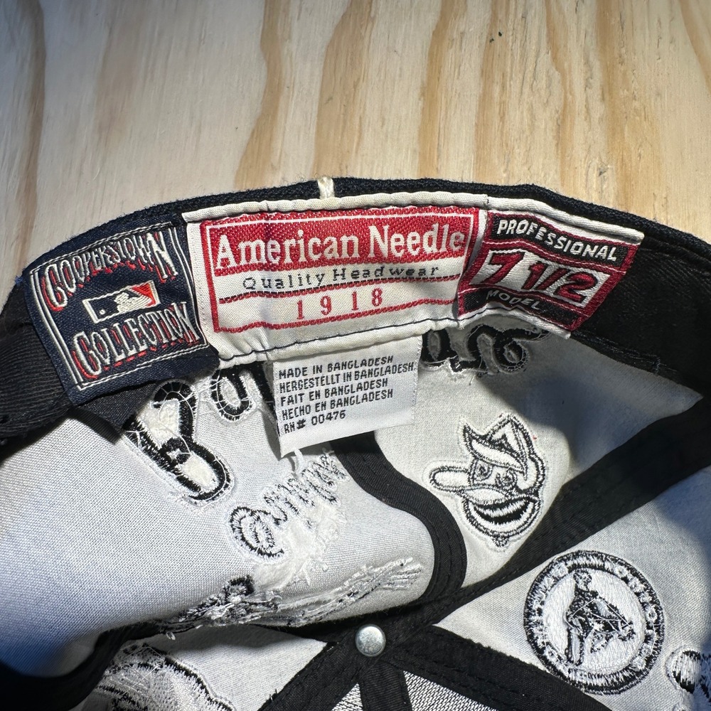 American Needle Baltimore Orioles Cooperstown Collection Fitted Hat 7 1/2 Navy - Picture 5 of 7